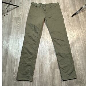 Banana Republic Travel Jean Slim Fit Men's Olive Green Pants Waist 33 Inseam 34‎